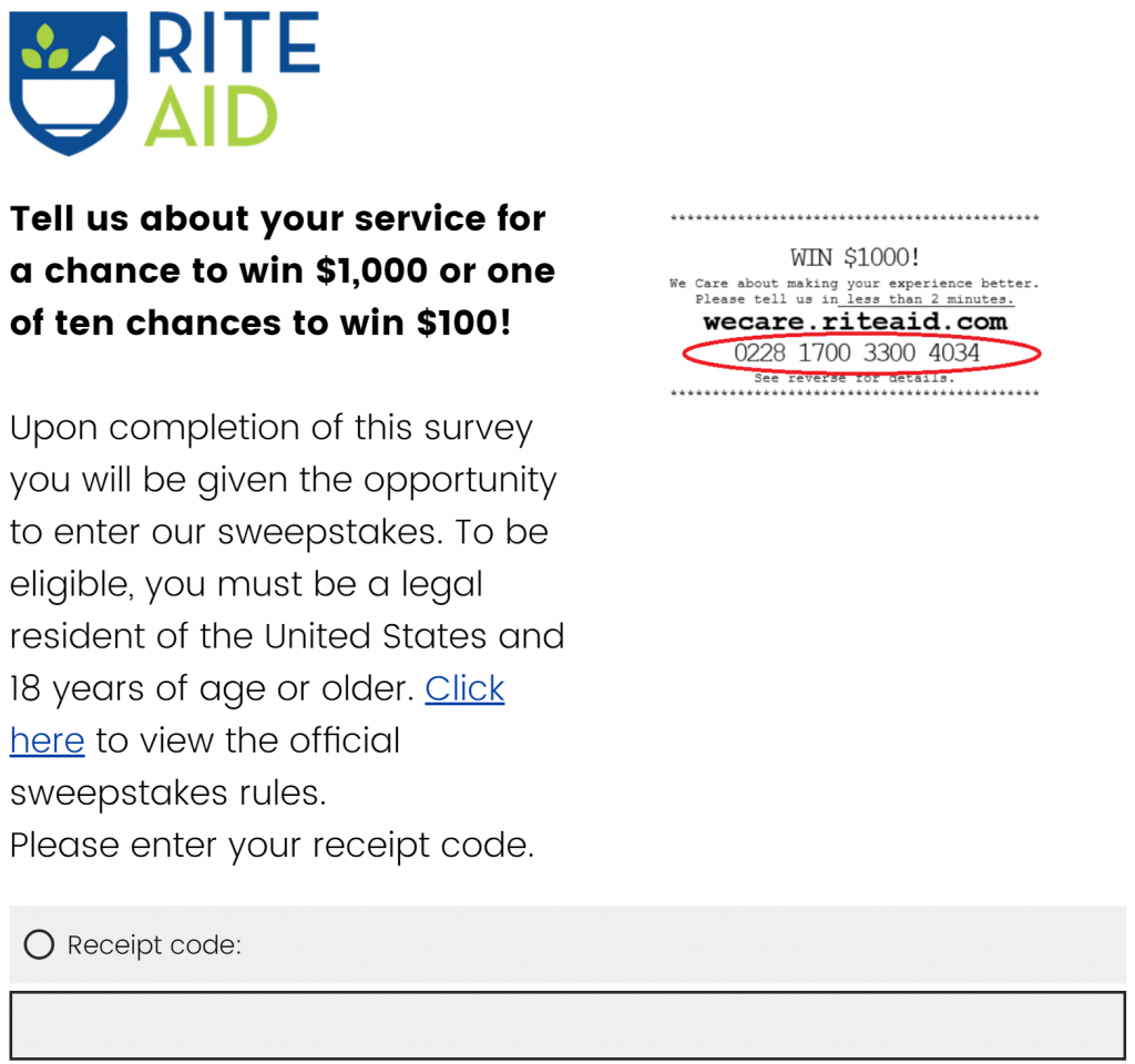 Wecare Riteaid com Survey HarveySurvey